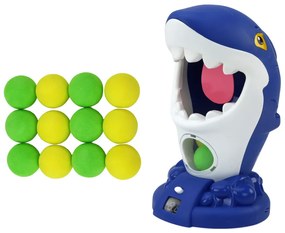 LEAN TOYS Arkádová hra – Strieľanie loptičiek Žralok