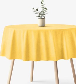 Goldea okrúhly obrus malaga - žltý Ø 240 cm