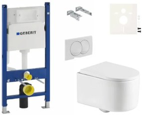 Závesný WC set Geberit do ľahkých stien / predstenová SAT SIKOGESREX72D01