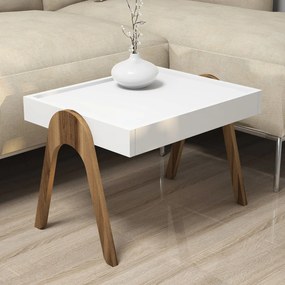 Skladací stôl Roma White, 3 ks