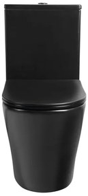 Sapho - Kombinované WC PACO, keramika/čierna