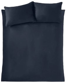 Modré zamatové obliečky na dvojlôžko/predĺžené 230x220 cm Kingsley – Catherine Lansfield