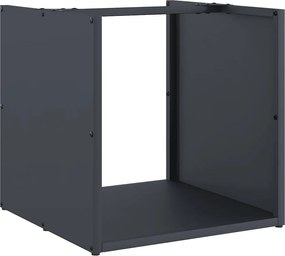 vidaXL Regál na krbové drevo, 40x40x40 cm, za studena lisovaná oceľ