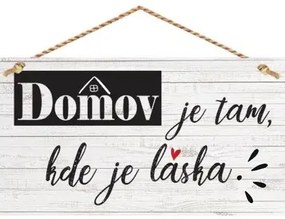 Bohemia Gifts Dekoračný obrázok na zavesenie - Domov