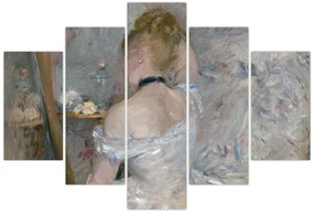 Obraz - Berthe Morisot, Woman at Her Toilette, reprodukcia (150x105 cm)