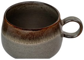 Sivé hrnčeky z kameniny v súprave 4 ks 500 ml Selma – House Nordic