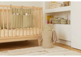 Svetlozelené látkové detské úložné boxy v súprave 2 ks ø 30x20 cm Bambie Olive – Lorena Canals