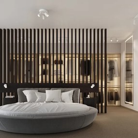 Sollux SL.1542 - Bodové svietidlo KARBON 2xGU10/10W/230V biela