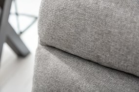 Stolička konzolová Comfort štruktúrovaný materiál svetlošedá
