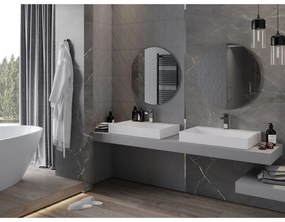 Mexen Alto, okrúhle kúpeľňové zrkadlo 70 cm, 9853-070-070-000-00
