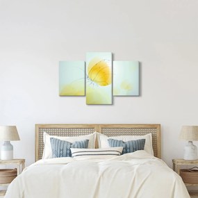 Obraz - Žltý motýľ (90x60 cm)