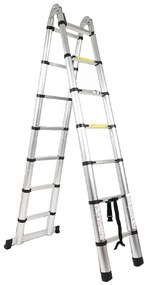 ASIST Teleskopický rebrík-štafle Alu 4,4m