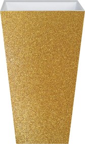 Besco Voľne stojace umývadlo z liateho mramoru Vera Glam Z UM VS 50x42x85 cm, bez otvoru pre batériu