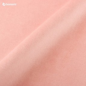 Ružová zamatová pohovka Milo Casa Santo, 219 cm