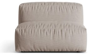 Béžový modul pohovky (stredový diel) Martina – Micadoni Home