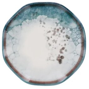 24-dielna jedálenská súprava, modrá, porcelán