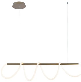 Moderný LED luster Balbo zlatá