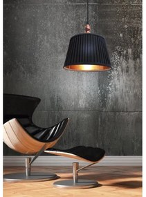 Luster na lanku AMORE 1xE27/60W/230V čierna