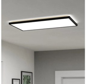 Eglo 901445-LED Kúpeľňové stropné svietidlo ROVITO 17,2W/230V 30x57cm IP44 čierna 901445