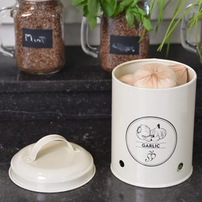 Oceľová dóza na cibuľu a cesnak – Esschert Design