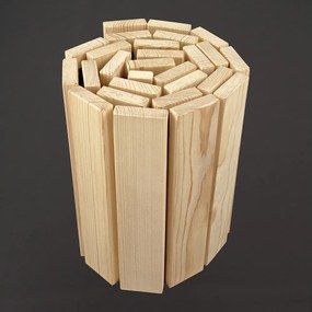 AMADEA Dřevěný designový obal s plastovou nádobou uvnitř, 54x54x30 cm