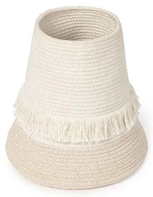 Červený/krémový látkový detský kôš na hračky ø 38x33 cm Big Mushroom – Lorena Canals