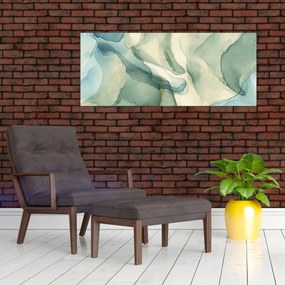 Obraz - Atramentová abstrakcia 3 (120x50 cm)