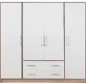 Skriňa Smart SR1 200 cm dub sonoma/biela