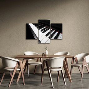 Obraz klávesov piána (90x60 cm)