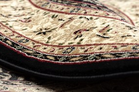 Okrúhly koberec ROYAL ADR model 521 čierny