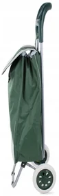 Nákupná taška na kolieskach 94cm zelená