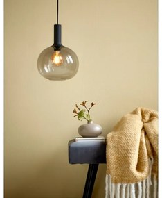 Nordlux - Luster na lanku ALTON 1xE27/60W/230V čierna