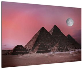 Obraz - Pyramídy Giza, Egypt (90x60 cm)