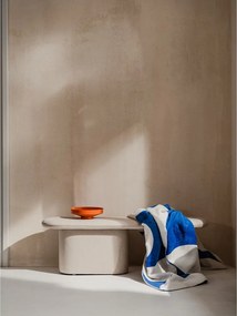 Béžová vlnená polstrovaná lavica Rull – noo.ma