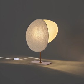 Japandi stolná lampa béžová - Organica