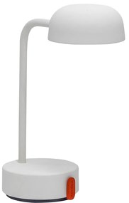 Nabíjacia stolová LED-lampa's možnosťou stmievania do interiéru/exteriéru „Fokus Cloudy White", Ø 10, výš. 26 cm