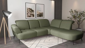 XXXLutz ROHOVÁ SEDAČKA, textil, olivovozelená Sit & More - Sedačky - 00014401322N