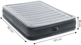 Intex Matrac pre manželskú posteľ s automatickou pumpou - 191x137 cm INTEX 67768