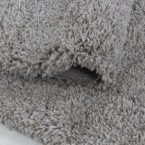 Ayyildiz koberce Kusový koberec Fluffy Shaggy 3500 beige kruh - 80x80 (priemer) kruh cm