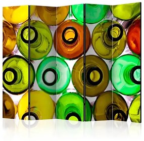 Paraván - bottles (background) II [Room Dividers]