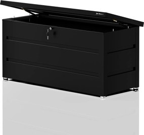 Veľký záhradný a balkónový box čierny: CARRIE 1190 x 520 x 587 mm