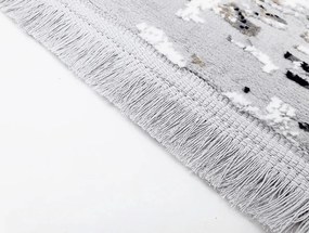 DC Koberec Exclusive kruh 200 sivá čierna Rozmer: Ø 80 cm (kruh)