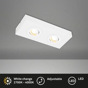 Briloner 3996026 - LED Bodové svietidlo CTS 2xLED/4W/230V 2700/4000K biela