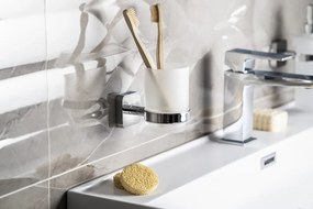 Gedy Gedy, FELIX stojan s držiakom na toaletný papier a WC kefou, hranatý, chróm, 133213