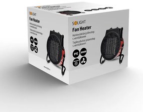 SOLIGHT Teplovzdušný priamotop s ventilátorom 3000W