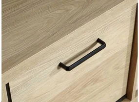 Nábytok do obývacej izby Sarged III, Osvetlenie: osvetlenie LED, Farby:: hikora prírodná, nôžky:: áno