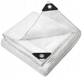 Priehľadná plachta 100 GSM, UV ochrana 3 % 4m x 4m