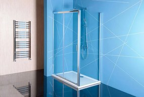 Polysan, EASY LINE sprchová bočná stena 900mm, sklo BRICK, EL3338