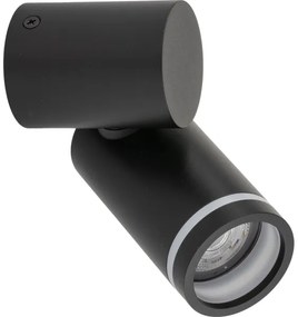 Nástenné bodové svietidlo JET SET 1xGU10/10W/230V čierna