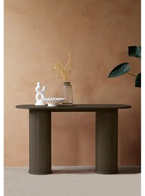 Hnedý konzolový stolík 40x130 cm Nola – Unique Furniture
